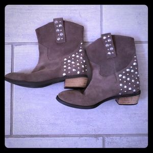 Suede ankle boots